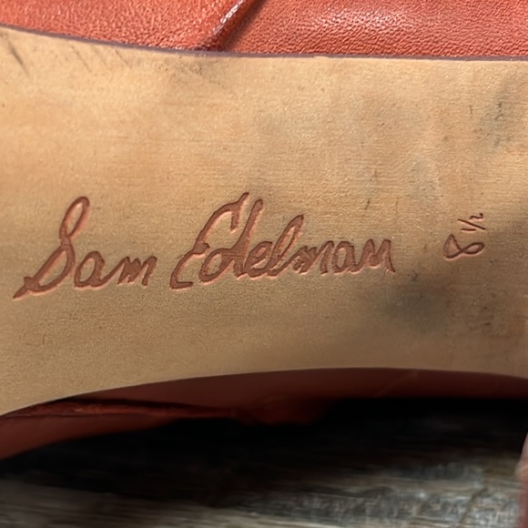 sold in store Sam Edelman Women’s REYES Boots - Rust Red Size 8.5 - Picture 10 of 13